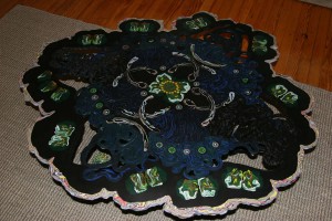 "Flare and Falter", image of the finished piece Making a Table "Flare and Falter", image of the finished piece
