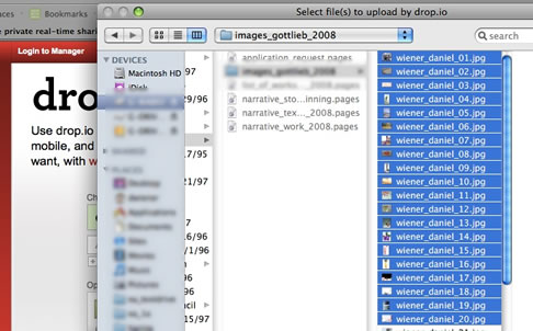 drop.io add files