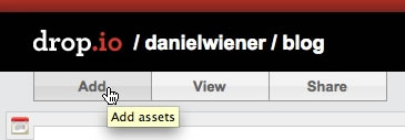drop.io add files