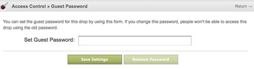 drop.io guest password