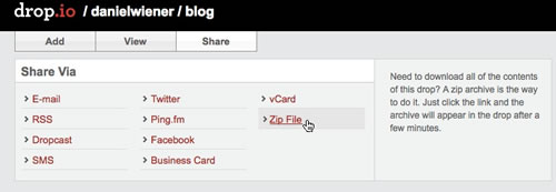 drop.io zip files
