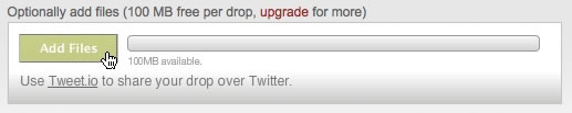 drop.io add files