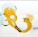 orangelatticegaruda, 22 x 30 inches, watercolor, ink, pencil,gouache on paper thumbnail