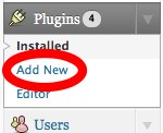 adding a plugin to wordpress
